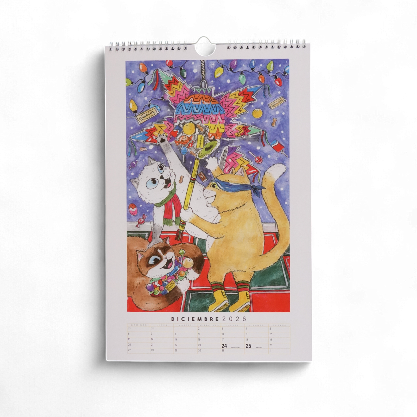 Catlendario 2026 de Cat Freaks