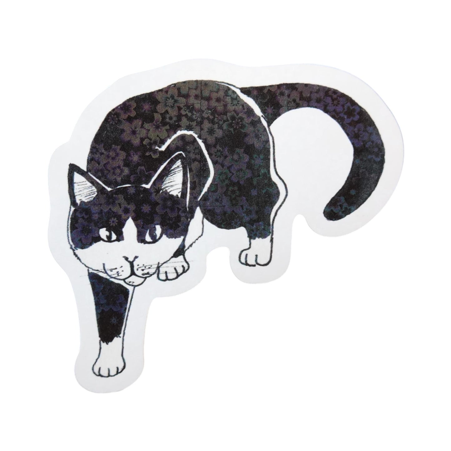 sticker tuxedo bajando
