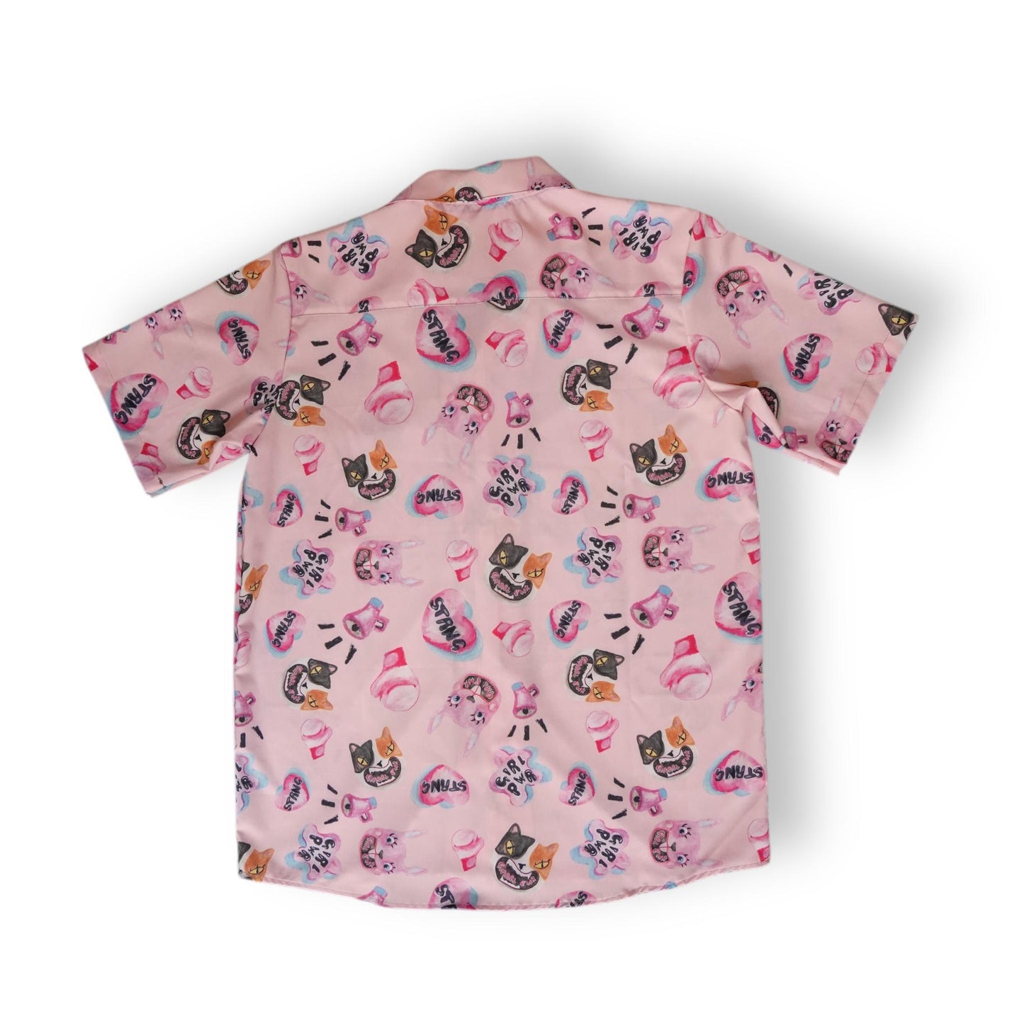Camisa Girl PWR rosa
