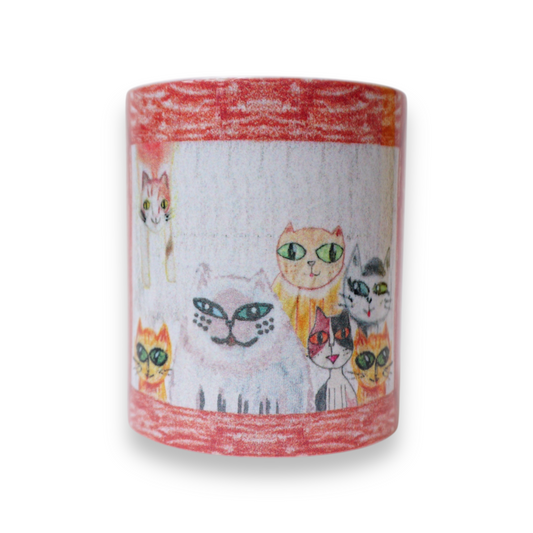 Gatitos en la ventana