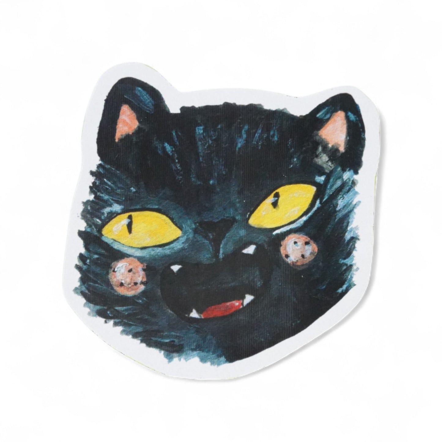 Imán Cara gato negrito