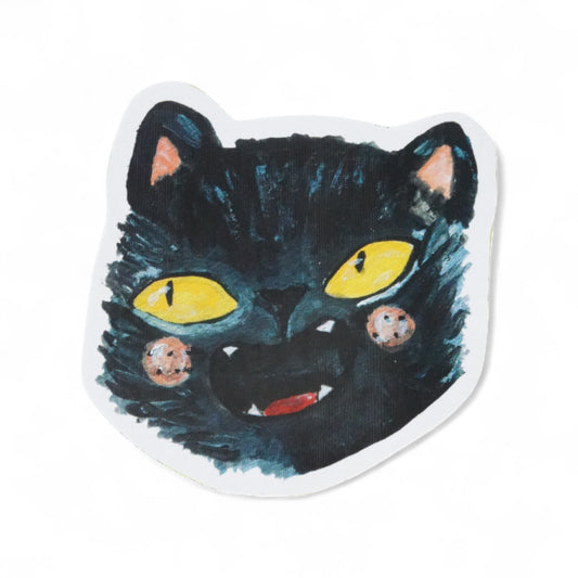 Imán Cara gato negrito