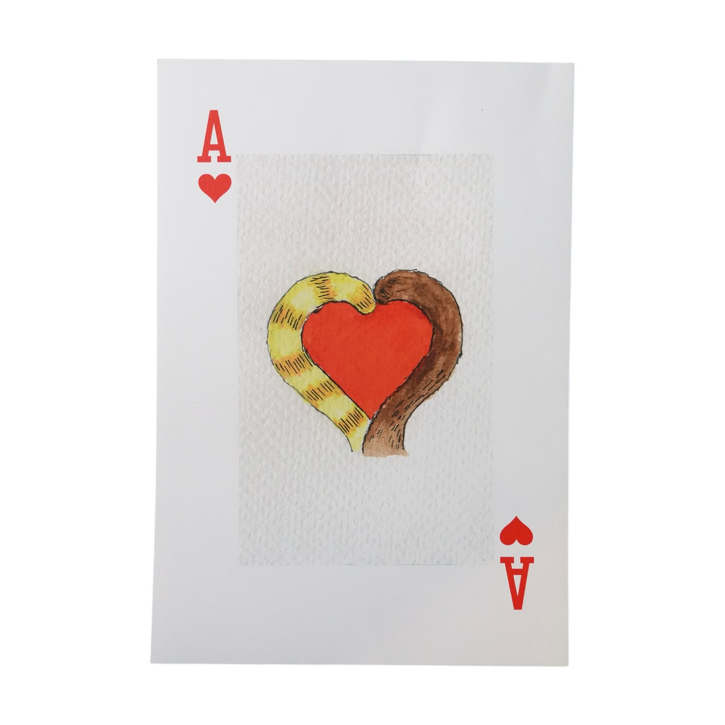 Poster A de corazones