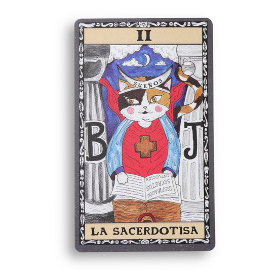Postal La Sacerdotisa