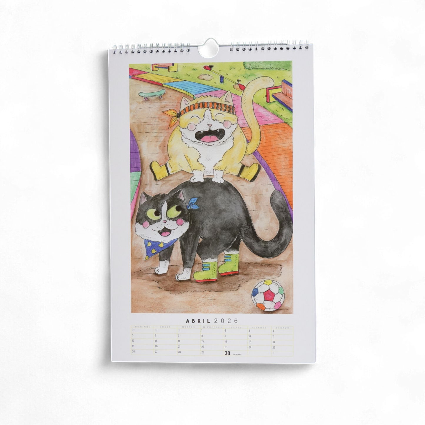 Catlendario 2026 de Cat Freaks