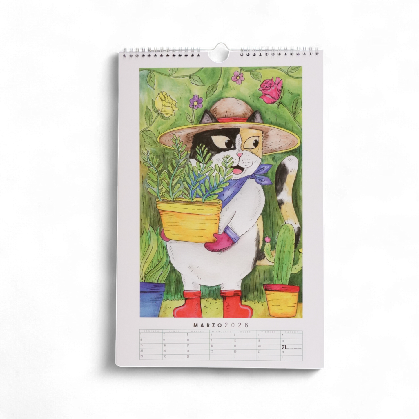 Catlendario 2026 de Cat Freaks