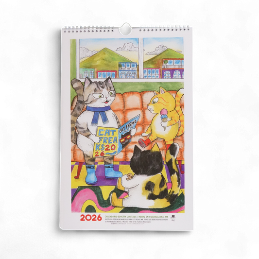 Catlendario 2026 de Cat Freaks