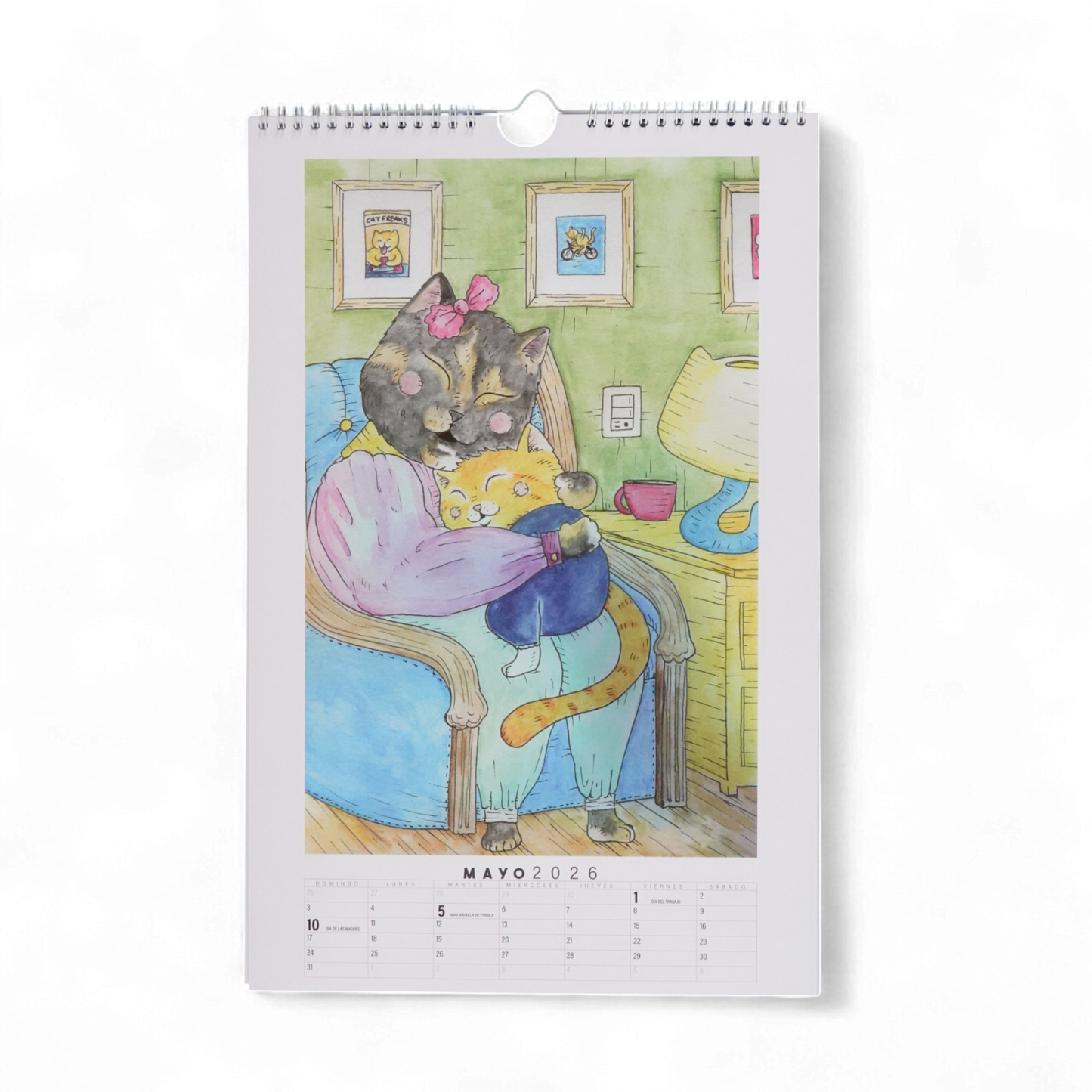 Catlendario 2026 de Cat Freaks