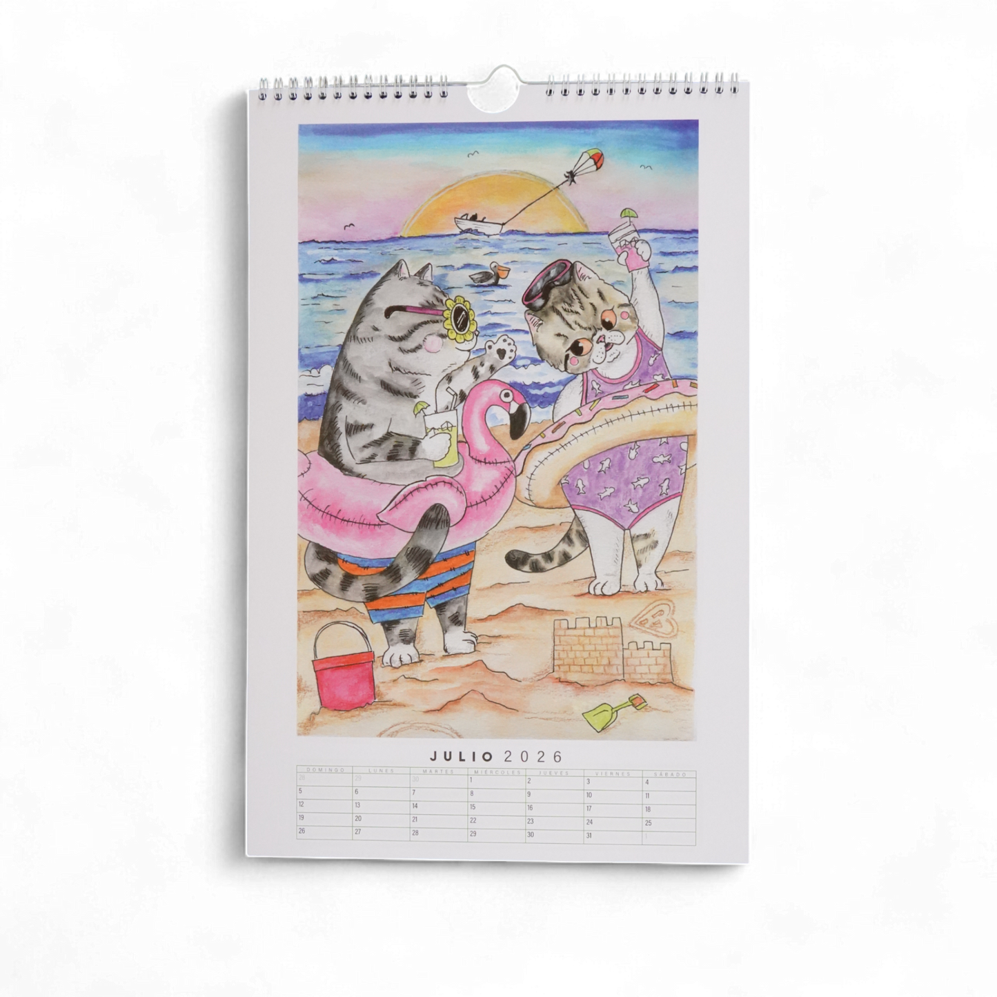 Catlendario 2026 de Cat Freaks
