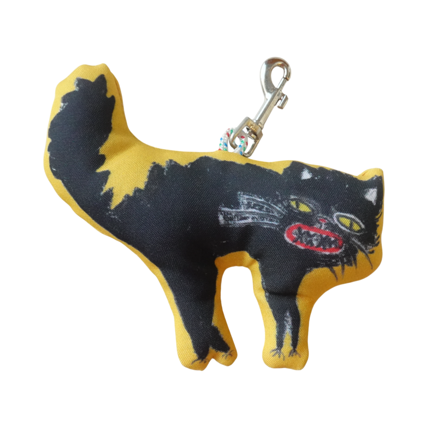 Llavero gato negro II grande