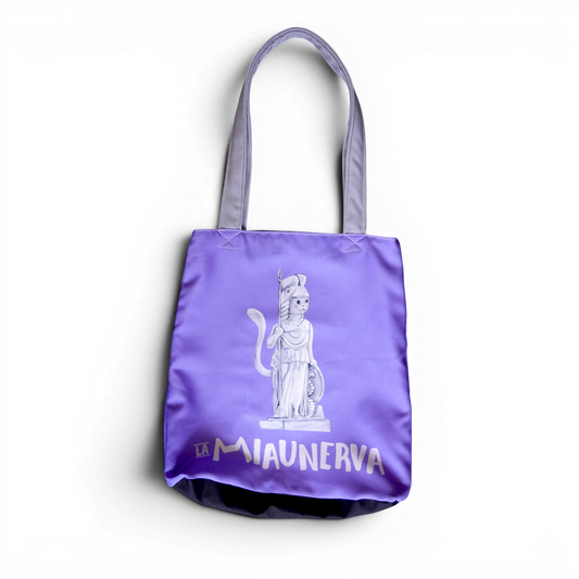 Tote bag La Miaunerva