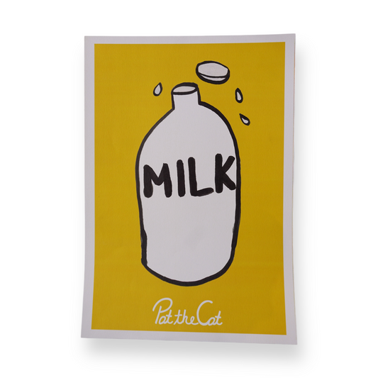 Poster  Milk  amarillo