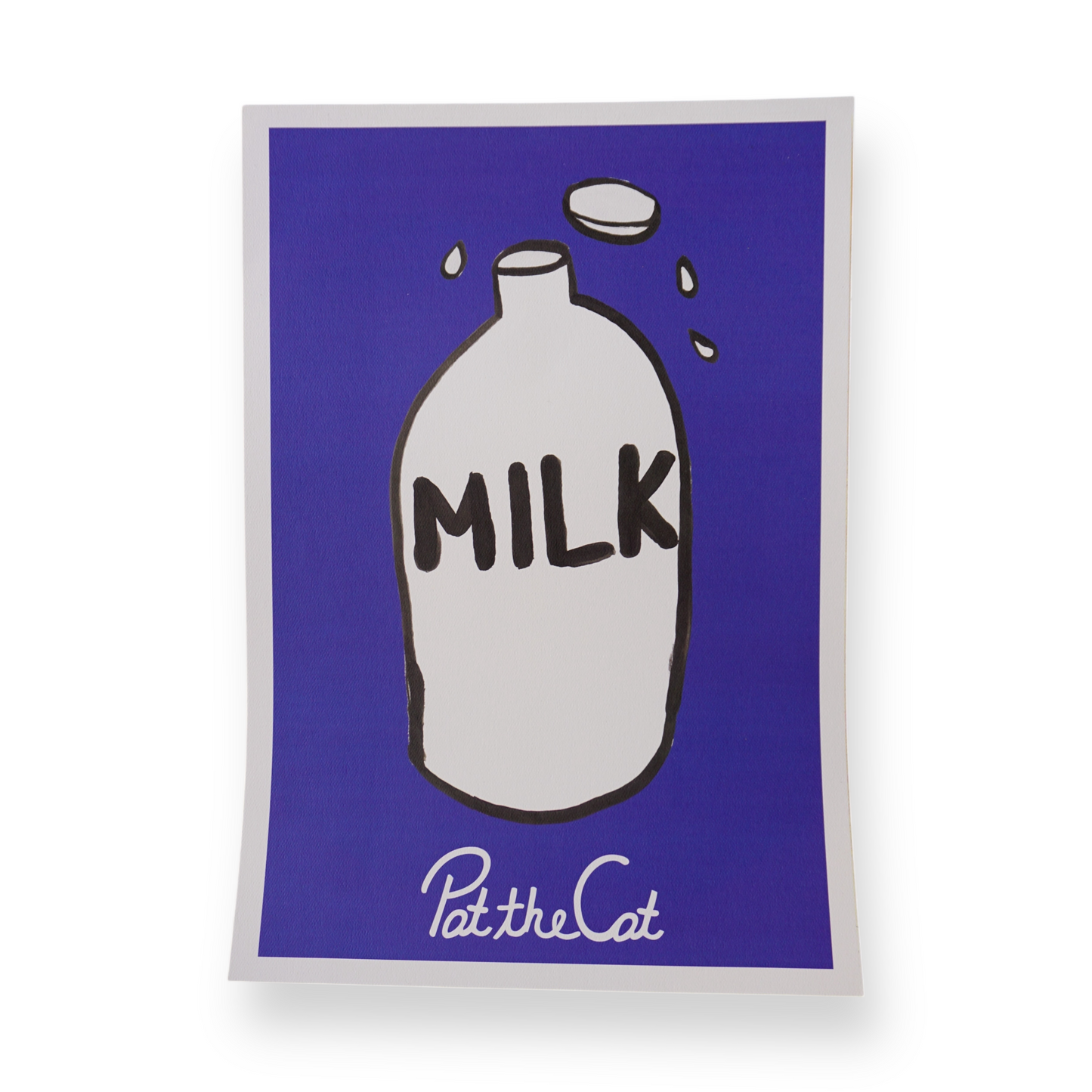 Poster Milk azul