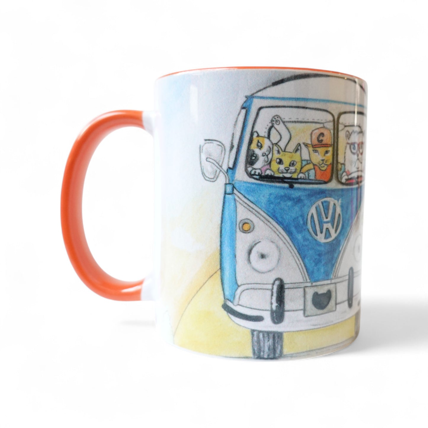 Gatos viaje en carretera