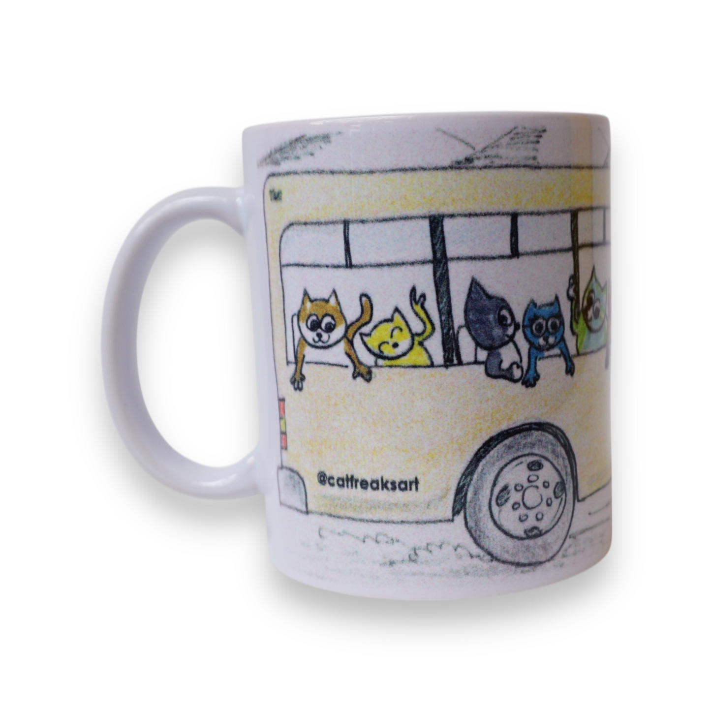 Gatitos en el autobús