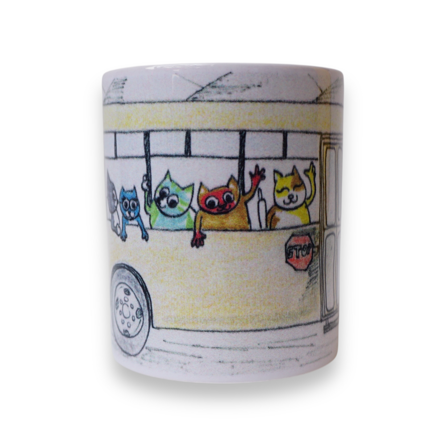 Gatitos en el autobús