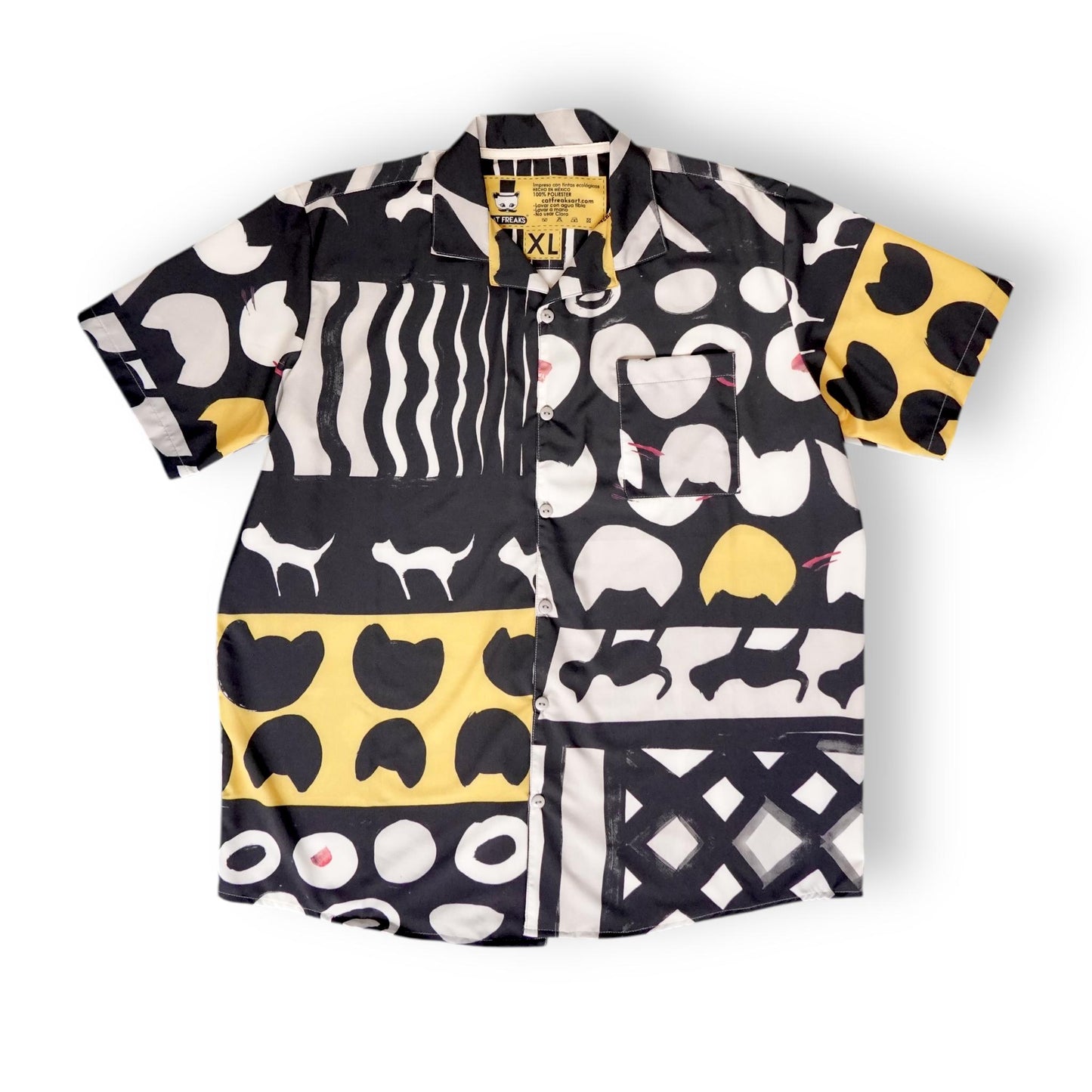Camisa Gatos tribal