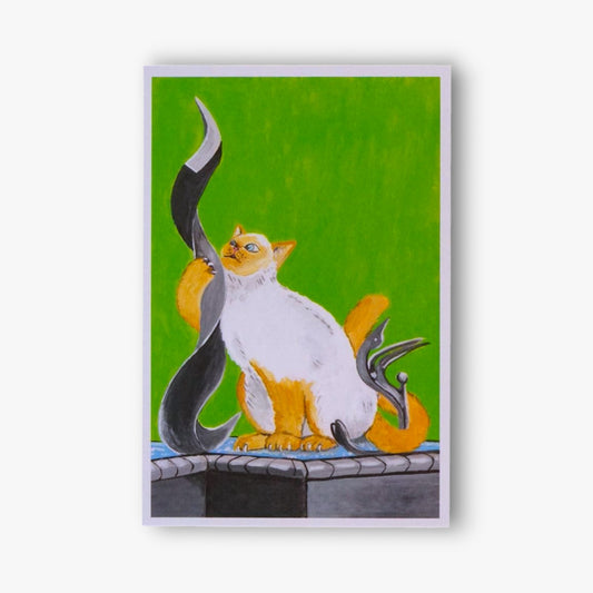Postal fuente la inmolación de Quetzalcóatl