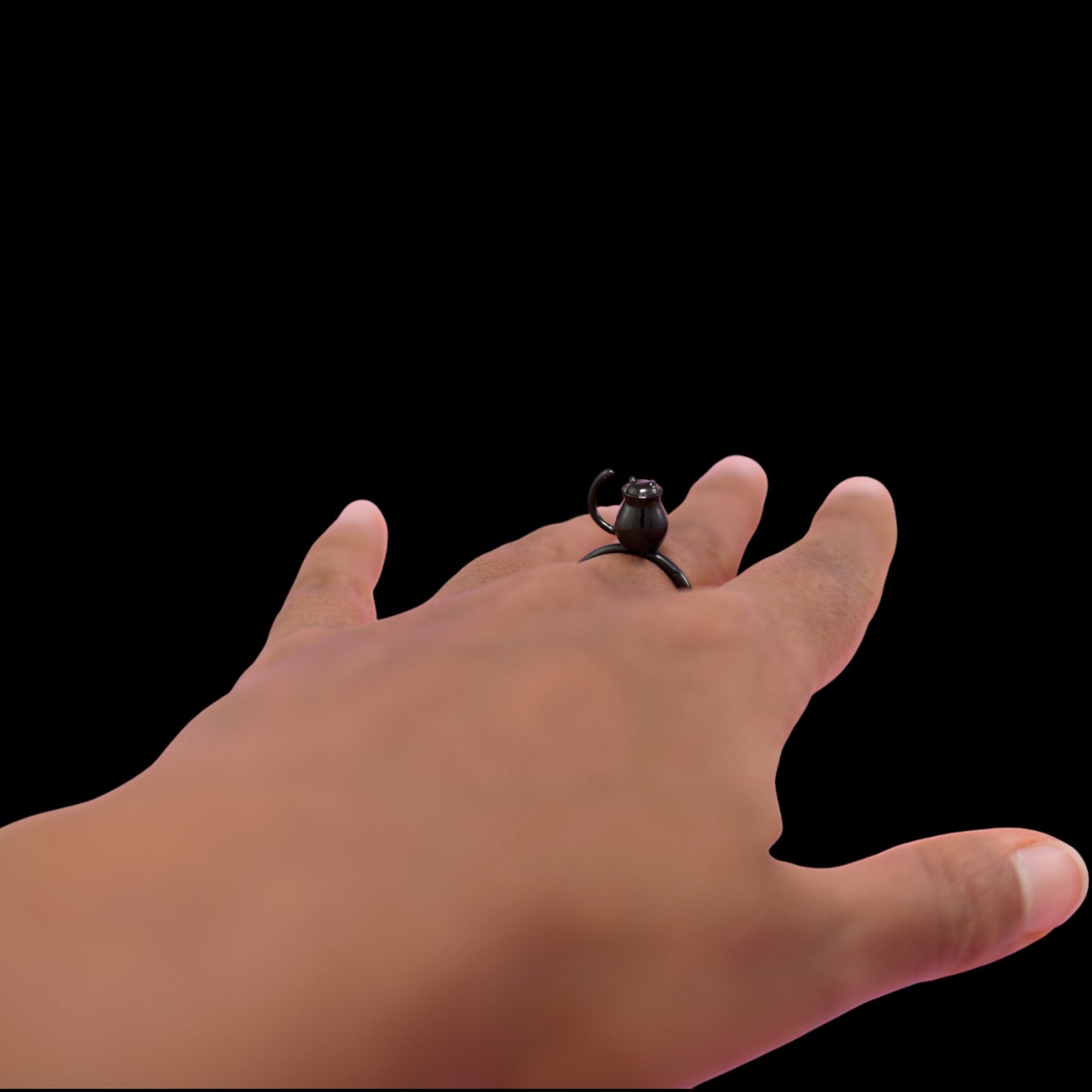 Cremera negra anillo