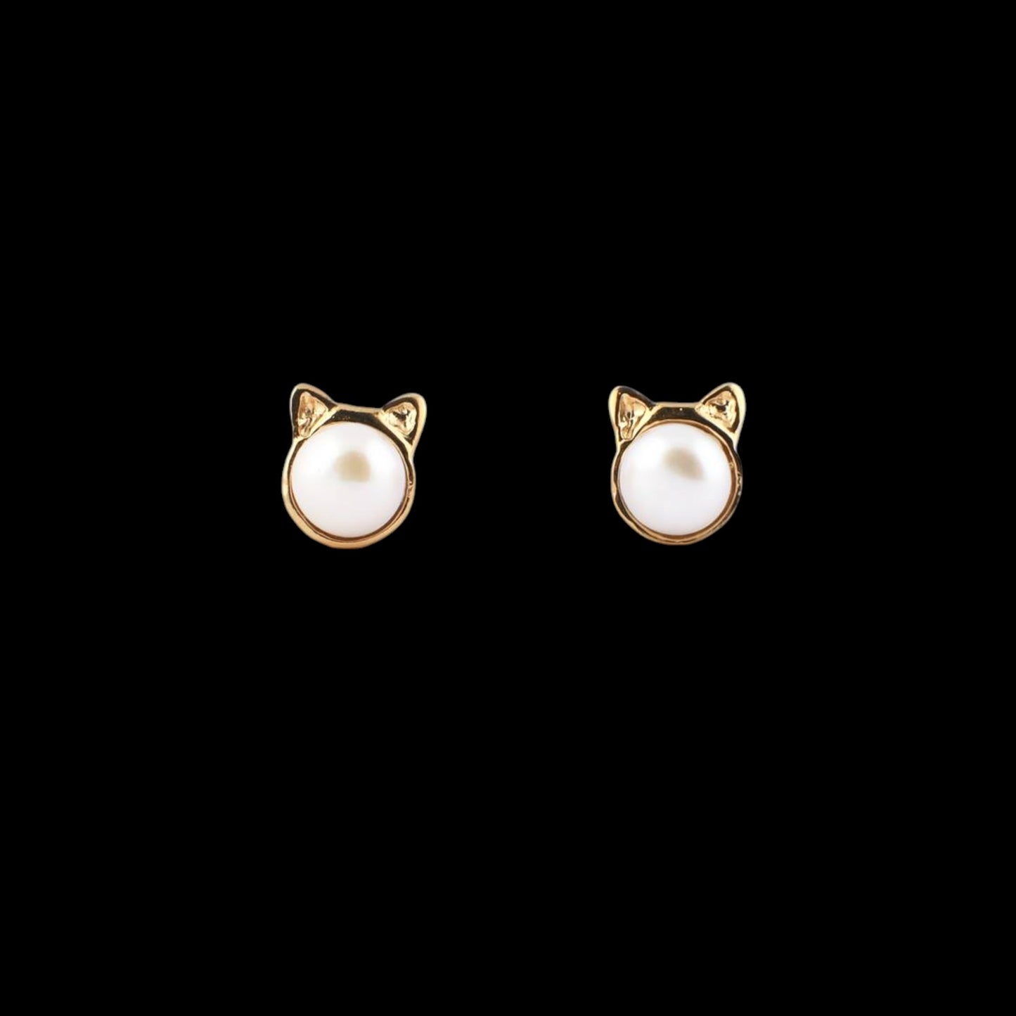 Gato perla aretes