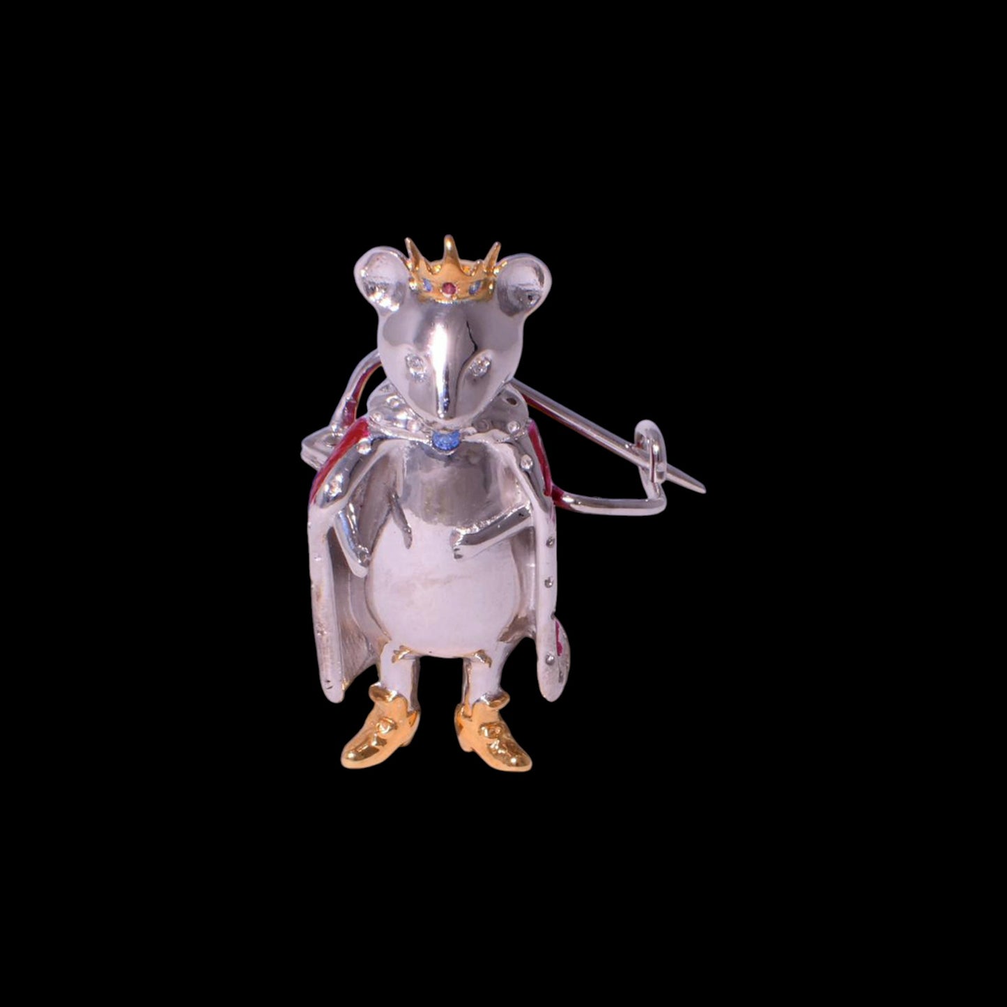 Rey Ratón broche